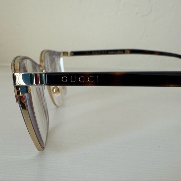 Gucci GG1124OA unisex tortoise eyeglasses (prescription) - Picture 11 of 14